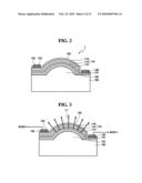 Light-emitting element with improved light extraction efficiency, light-emitting device including the same, and methods of fabricating light-emitting element and light-emitting device diagram and image