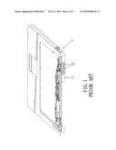 ADJUSTABLE AIR VENT DEVICE FOR A COMPUTER HOUSING, AND ASSEMBLY OF A COMPUTER HOUSING AND THE ADJUSTABLE AIR VENT DEVICE diagram and image