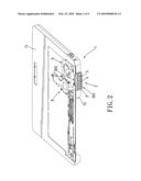 ADJUSTABLE AIR VENT DEVICE FOR A COMPUTER HOUSING, AND ASSEMBLY OF A COMPUTER HOUSING AND THE ADJUSTABLE AIR VENT DEVICE diagram and image