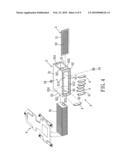 ADJUSTABLE AIR VENT DEVICE FOR A COMPUTER HOUSING, AND ASSEMBLY OF A COMPUTER HOUSING AND THE ADJUSTABLE AIR VENT DEVICE diagram and image