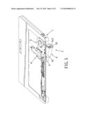 ADJUSTABLE AIR VENT DEVICE FOR A COMPUTER HOUSING, AND ASSEMBLY OF A COMPUTER HOUSING AND THE ADJUSTABLE AIR VENT DEVICE diagram and image