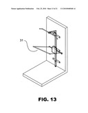 Wall-mounted home fitness training equipment diagram and image