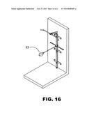 Wall-mounted home fitness training equipment diagram and image