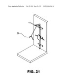 Wall-mounted home fitness training equipment diagram and image