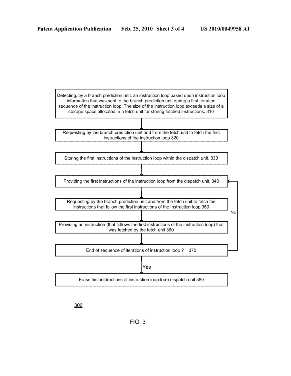 METHOD FOR EXECUTING AN INSTRUCTION LOOPS AND A DEVICE HAVING INSTRUCTION LOOP EXECUTION CAPABILITIES - diagram, schematic, and image 04