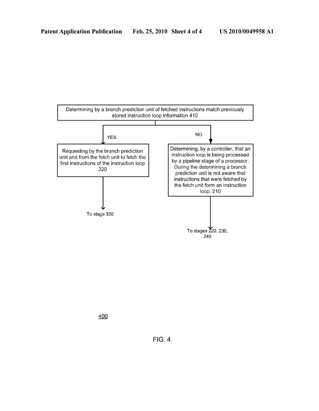METHOD FOR EXECUTING AN INSTRUCTION LOOPS AND A DEVICE HAVING INSTRUCTION LOOP EXECUTION CAPABILITIES - diagram, schematic, and image 05