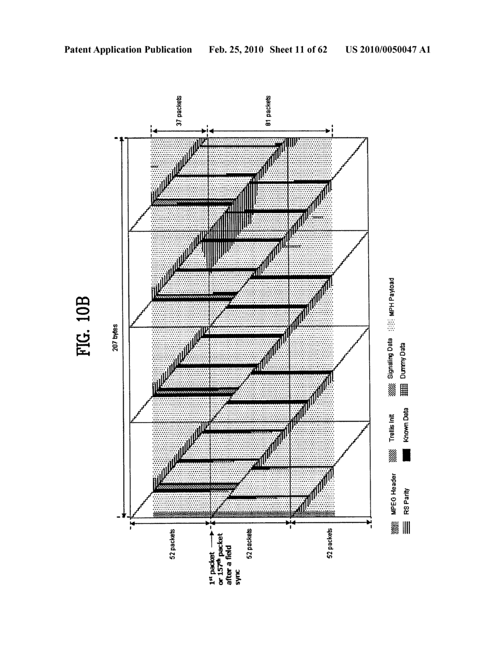 DIGITAL BROADCASTING SYSTEM AND METHOD OF PROCESSING DATA IN THE DIGITAL BROADCASTING SYSTEM - diagram, schematic, and image 12