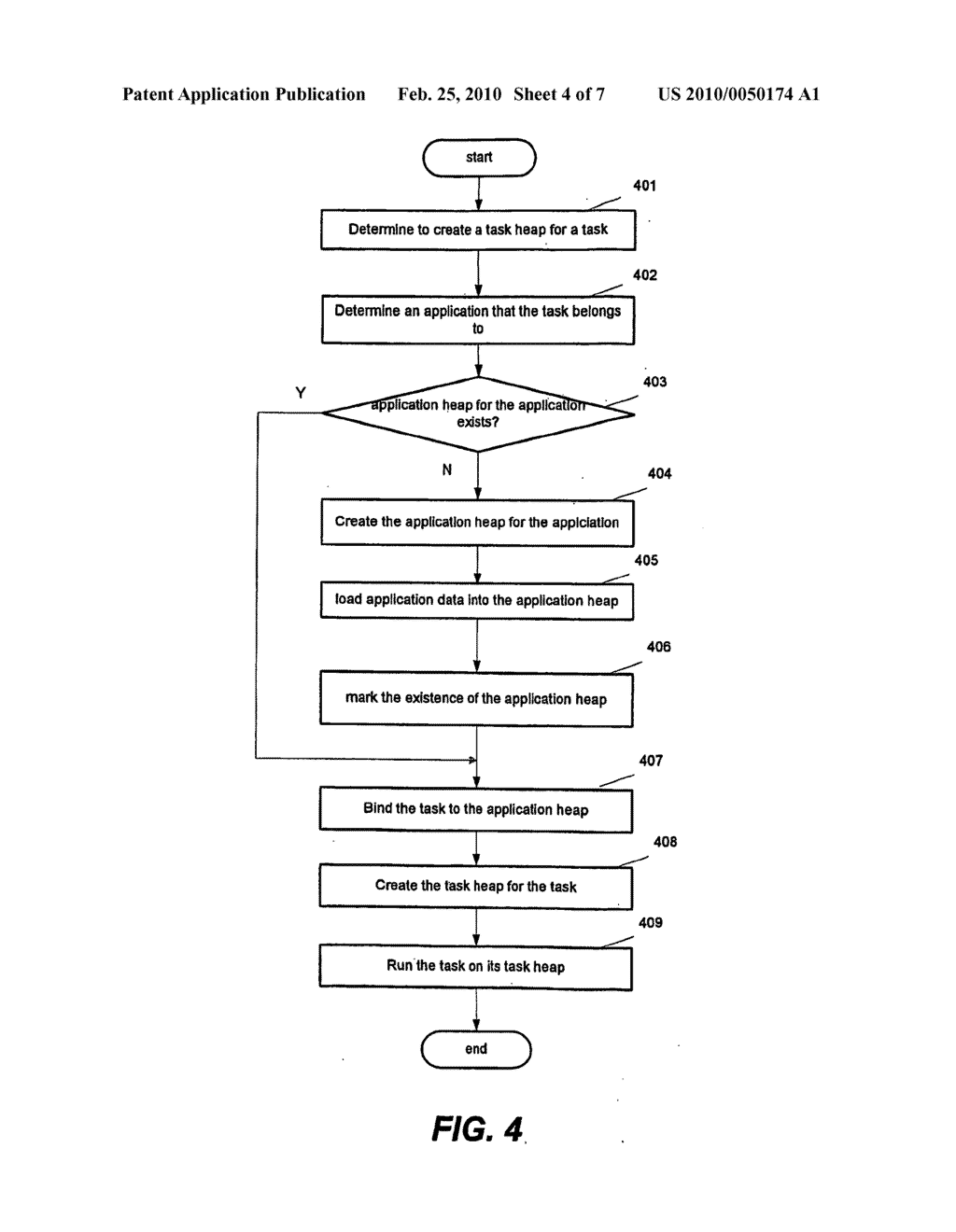 HEAP ORGANIZATION FOR A MULTITASKING VIRTUAL MACHINE - diagram, schematic, and image 05