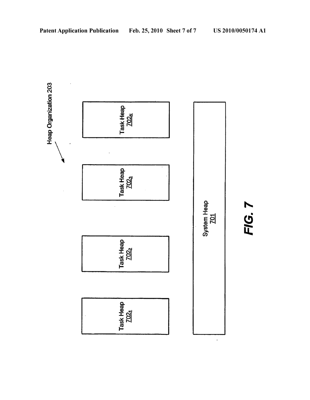 HEAP ORGANIZATION FOR A MULTITASKING VIRTUAL MACHINE - diagram, schematic, and image 08