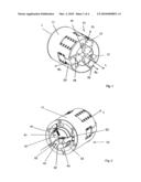 TOOL HEAD FOR A PIPE CUTTING MACHINE diagram and image