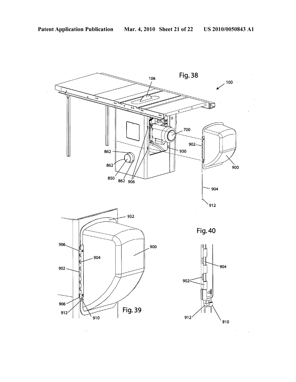 Table saw - diagram, schematic, and image 22