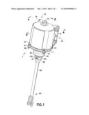 Single-Acting Pneumatic Cylinder for Use on a Locomotive Platform diagram and image