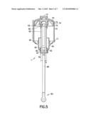 Single-Acting Pneumatic Cylinder for Use on a Locomotive Platform diagram and image