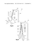 Double loop auto-adjust pet restraint device diagram and image