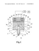 INJECTION ARRANGEMENT FOR A PISTON ENGINE diagram and image