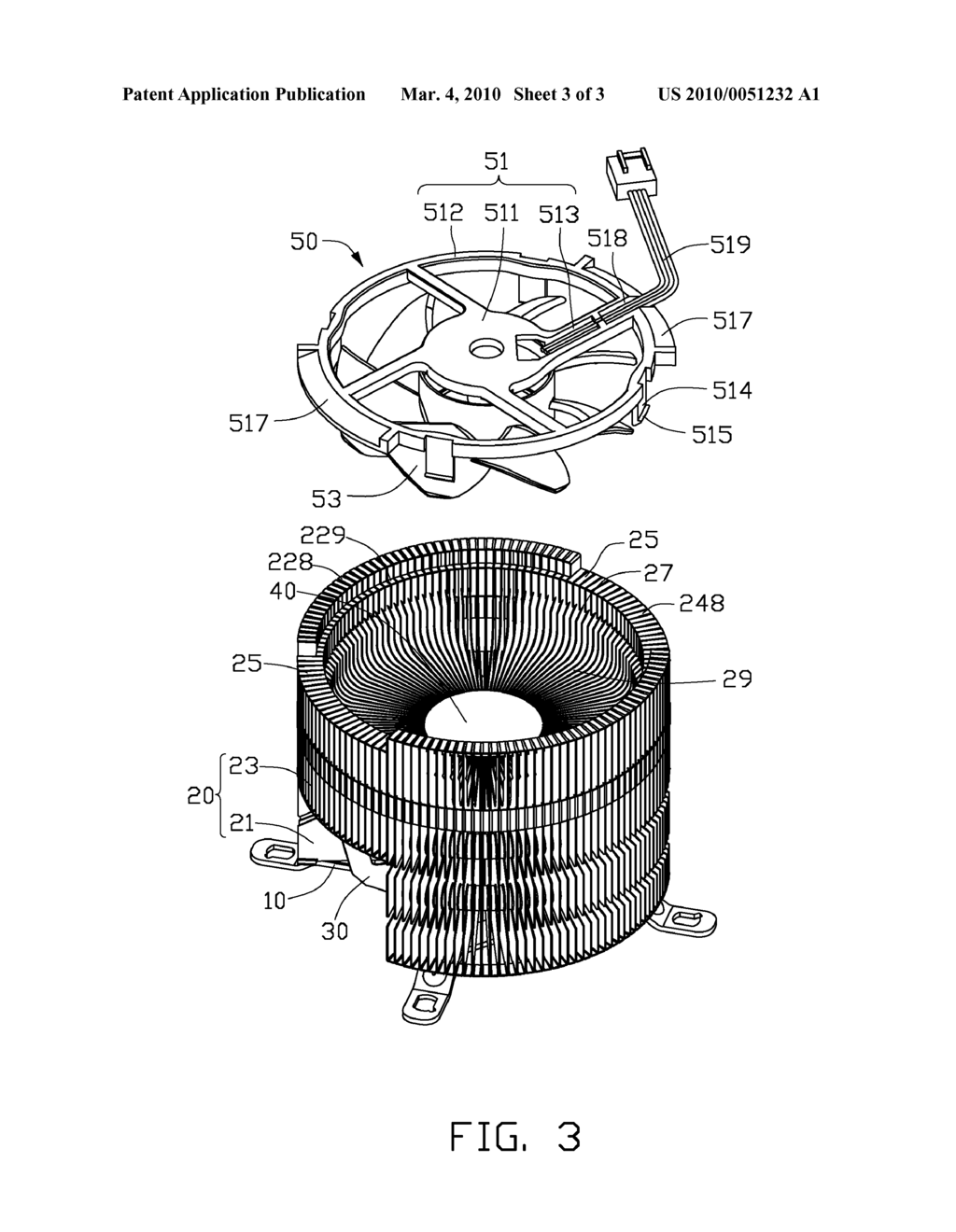 HEAT DISSIPATION APPARATUS INCORPORATING A FAN - diagram, schematic, and image 04