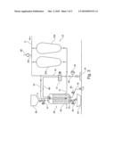 Water treatment device and water treatment method for a passenger aircraft diagram and image