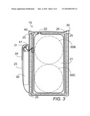 GOLF BALL WARMER AND CARRYING CASE diagram and image