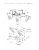 Ergonomic Lift Mechanism for a Truck Box diagram and image