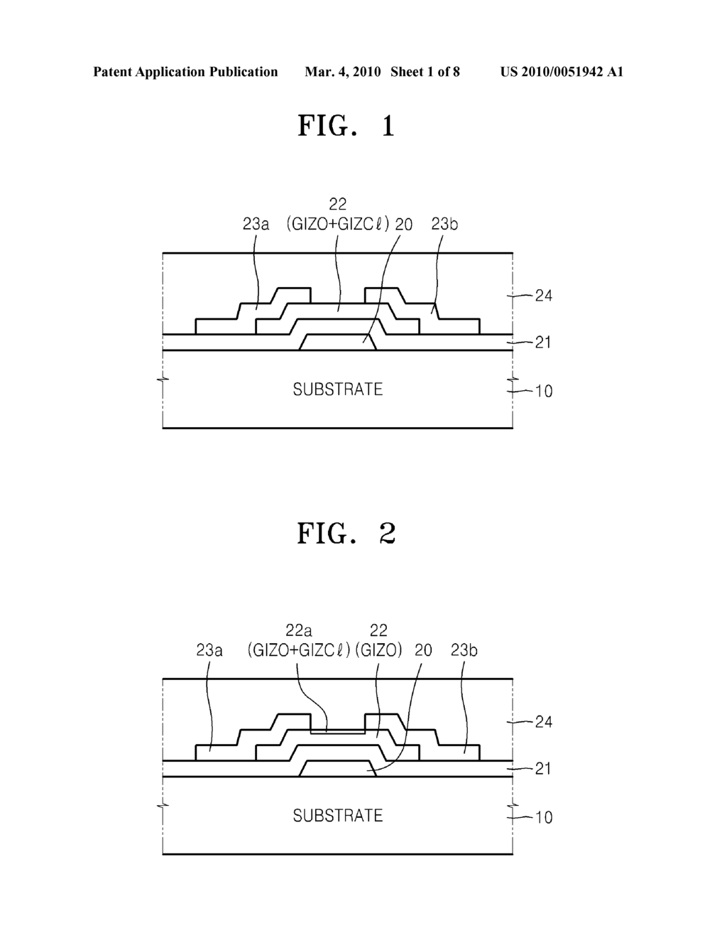 ZnO-BASED THIN FILM TRANSISTOR AND METHOD OF MANUFACTURING THE SAME - diagram, schematic, and image 02