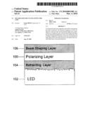 POLARIZATION RECYCLING OPTICS FOR LEDS diagram and image