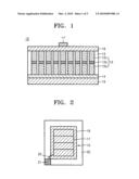 Light-emitting diodes using nano-rods and methods of manufacturing a light-emitting diode diagram and image