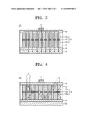 Light-emitting diodes using nano-rods and methods of manufacturing a light-emitting diode diagram and image