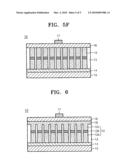 Light-emitting diodes using nano-rods and methods of manufacturing a light-emitting diode diagram and image