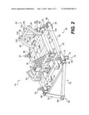 Modular cart for a gas turbine engine diagram and image