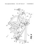 Modular cart for a gas turbine engine diagram and image