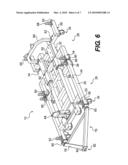 Modular cart for a gas turbine engine diagram and image