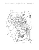 Modular cart for a gas turbine engine diagram and image