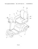 SCOOTER WITH DUAL CHAIR BACKS diagram and image