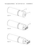 Rechargeable Battery Assembly Having a Data and Power Connector Plug diagram and image