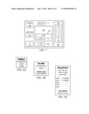 Transient state information display in an RFID tag having a charge-induced pigment release medium diagram and image