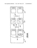 SWIVEL OVERHEAD VIDEO DISPLAY SCREEN WITH DRIVER DISTRACTION INTERLOCK diagram and image