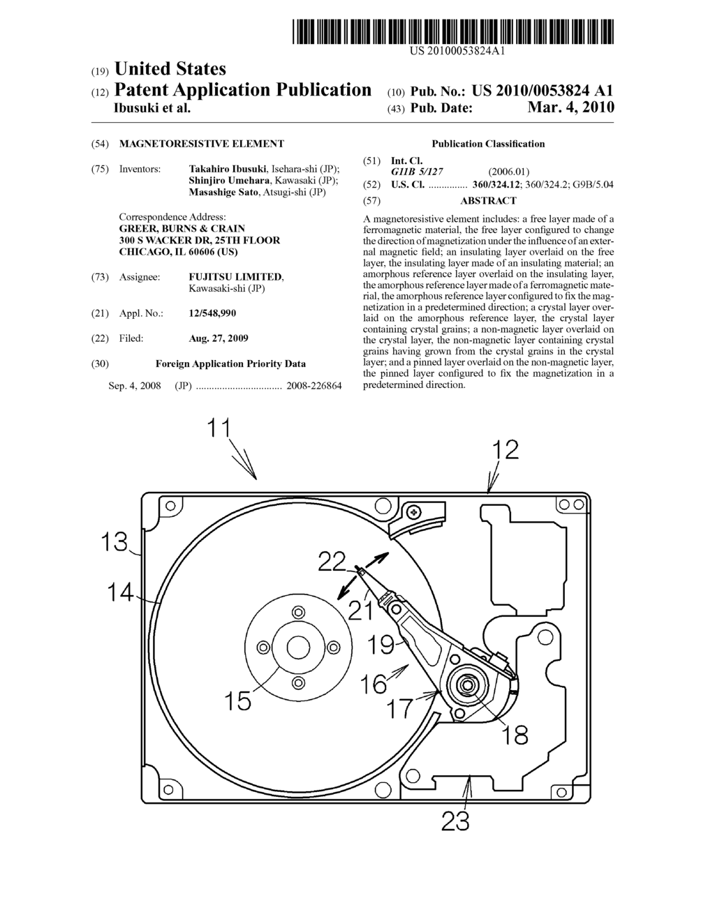 MAGNETORESISTIVE ELEMENT - diagram, schematic, and image 01