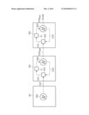 Method for clock synchronization in a communication network, and communication network diagram and image