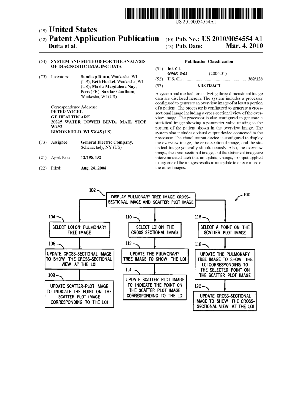 SYSTEM AND METHOD FOR THE ANALYSIS OF DIAGNOSTIC IMAGING DATA - diagram, schematic, and image 01