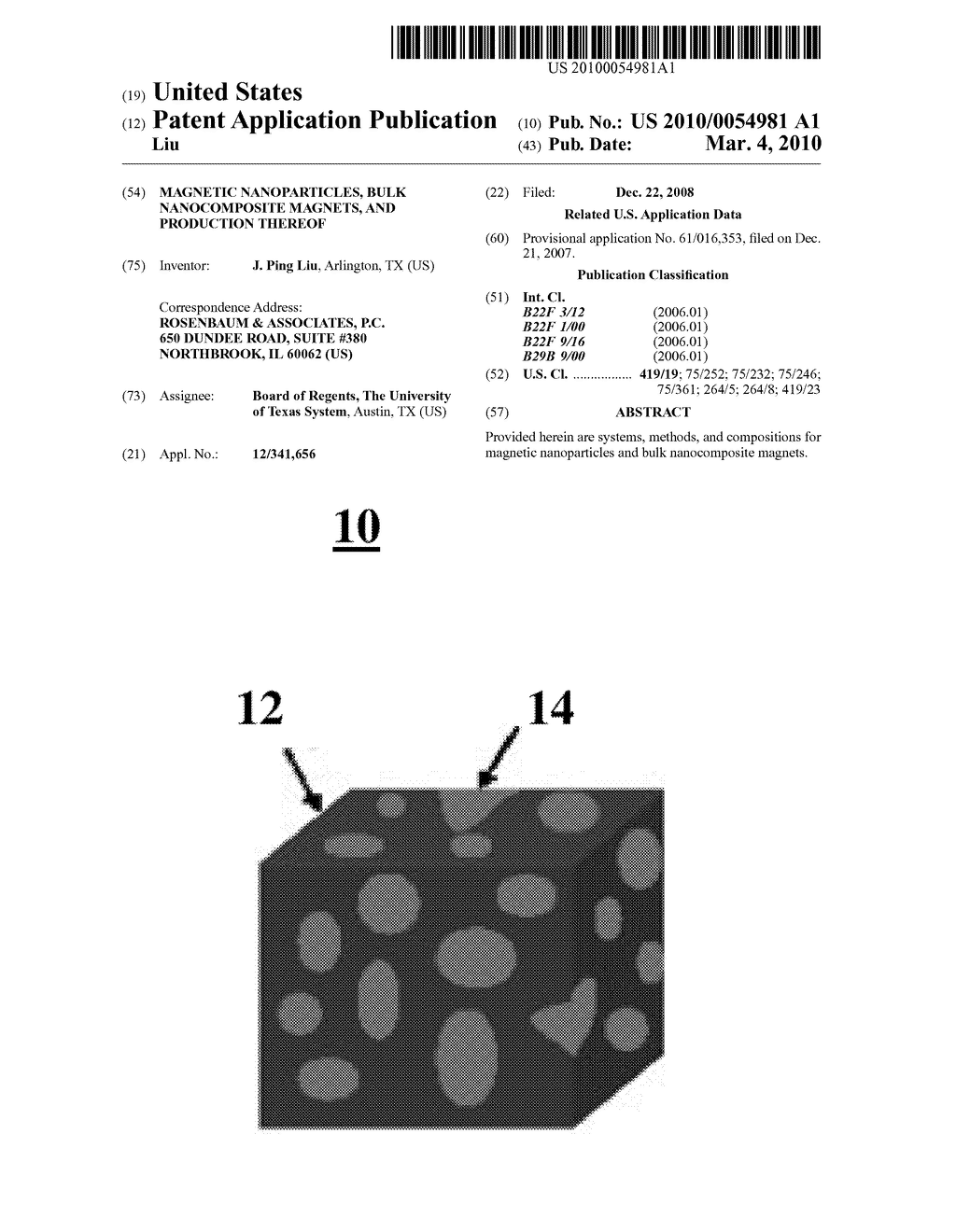 MAGNETIC NANOPARTICLES, BULK NANOCOMPOSITE MAGNETS, AND PRODUCTION THEREOF - diagram, schematic, and image 01