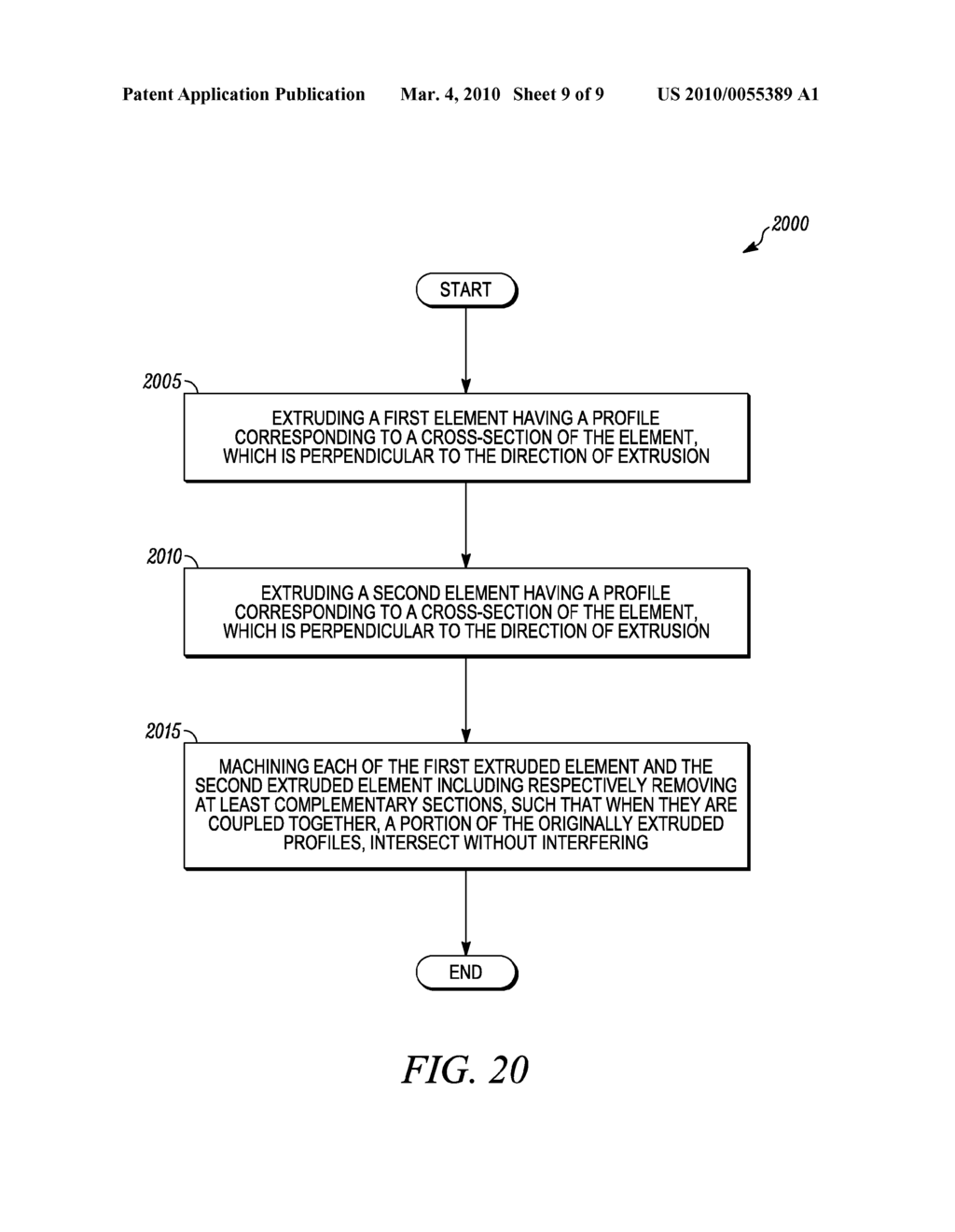 Housing for Hand-Held Device with a Pair of Extruded Elements having Complementary Sections Removed and Corresponding Method - diagram, schematic, and image 10