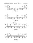 Electrically conductive structure on a semiconductor substrate formed from printing diagram and image