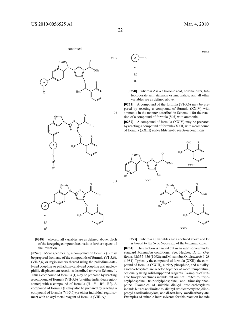 5- AND 6- SUBSTITUTED BENZIMIDAZOLE THIOPHENE COMPOUNDS - diagram, schematic, and image 23
