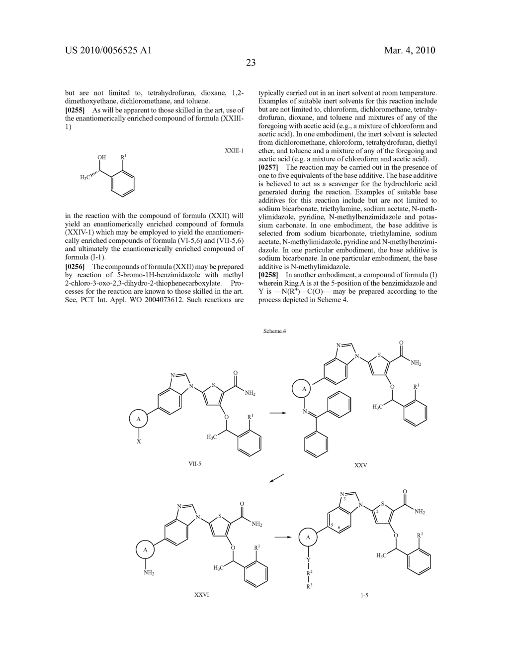 5- AND 6- SUBSTITUTED BENZIMIDAZOLE THIOPHENE COMPOUNDS - diagram, schematic, and image 24