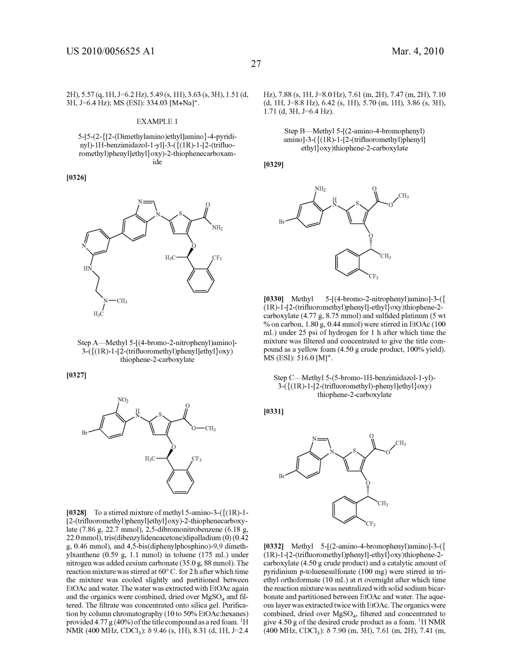 5- AND 6- SUBSTITUTED BENZIMIDAZOLE THIOPHENE COMPOUNDS - diagram, schematic, and image 28