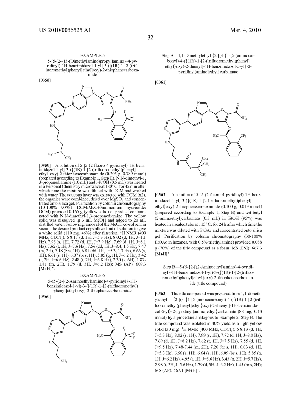 5- AND 6- SUBSTITUTED BENZIMIDAZOLE THIOPHENE COMPOUNDS - diagram, schematic, and image 33