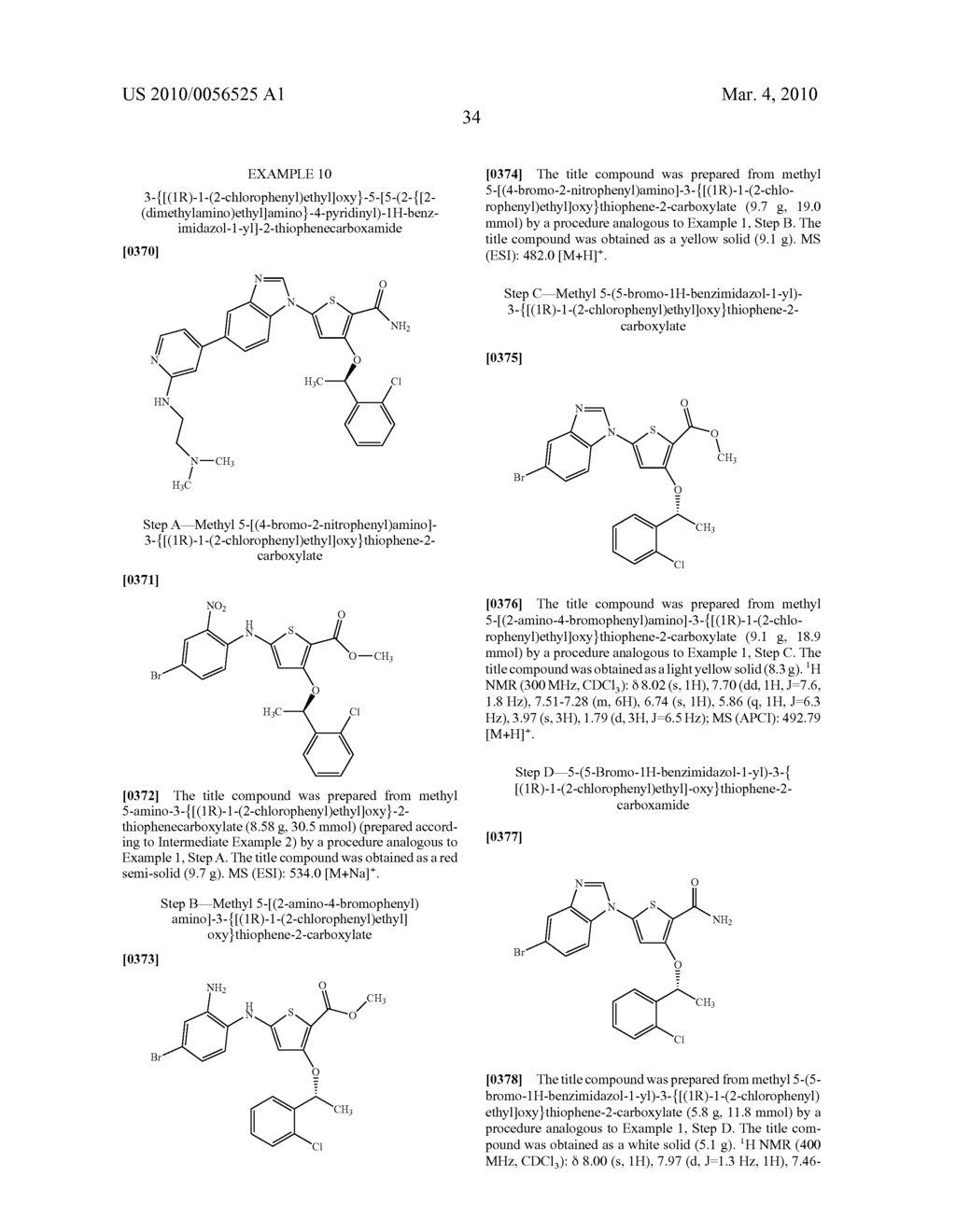 5- AND 6- SUBSTITUTED BENZIMIDAZOLE THIOPHENE COMPOUNDS - diagram, schematic, and image 35