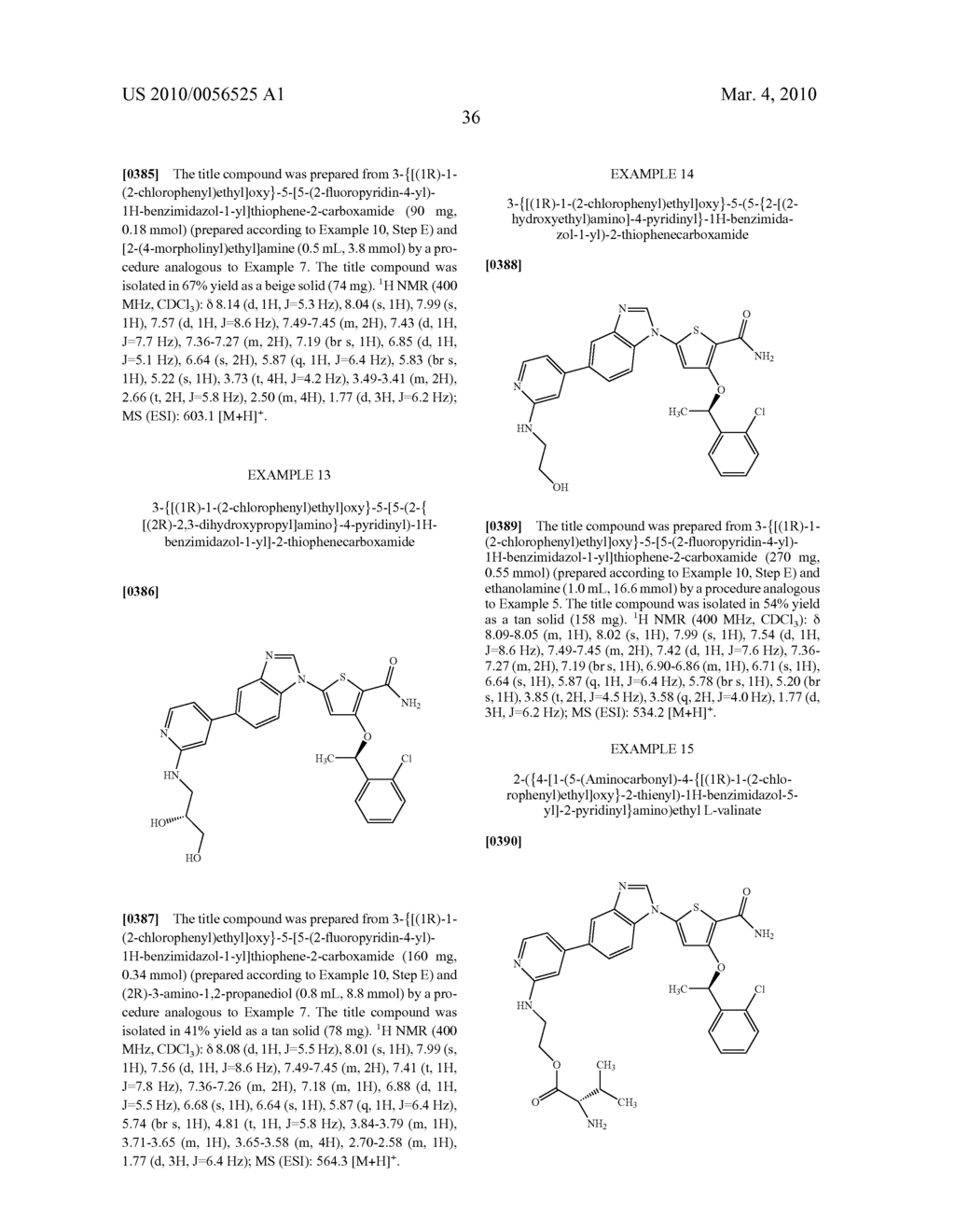 5- AND 6- SUBSTITUTED BENZIMIDAZOLE THIOPHENE COMPOUNDS - diagram, schematic, and image 37