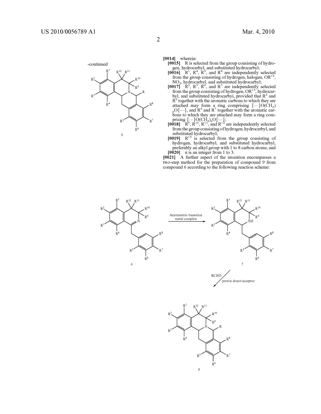 Substituted Berbines and Processes for their Synthesis - diagram, schematic, and image 03