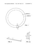 Trans-corneal shunt and method diagram and image